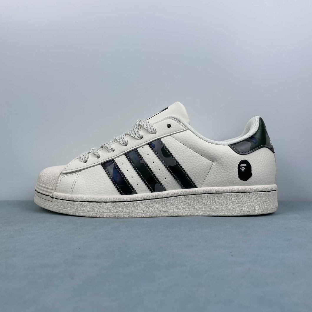 Adidas Superstar x Bape HS3077