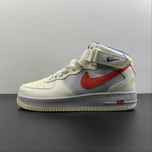 Cargar imagen en el visor de la galería, Air Force 1 07 Mid Toffee Light Gray Red Blue CW0088-928
