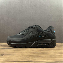 Cargar imagen en el visor de la galería, Air Max 90 Black Laser Blue Wolf Grey DC4116-002
