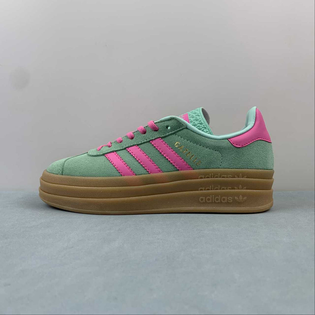 Adidas Gazelle Bold Pulse Mint Screaming Pink Gum M2 H06125