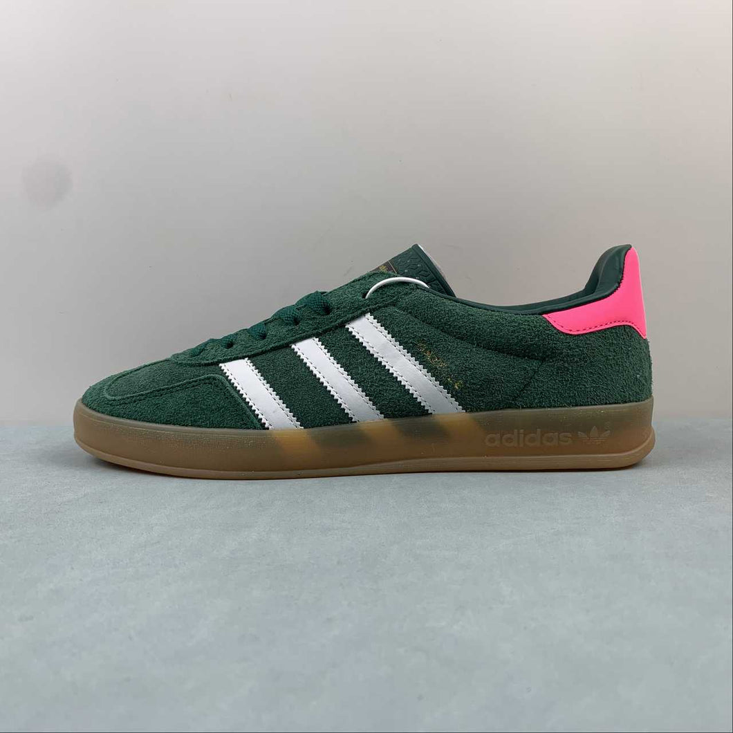 Adidas Gazelle Indoor Collegiate Green Cloud White Lucid Pink IG5929
