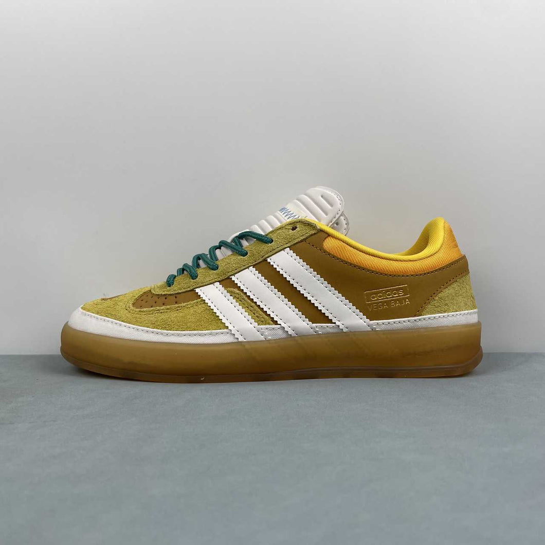 Bad Bunny x Adidas Gazelle Indoor Yellow White JS5053