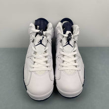 Cargar imagen en el visor de la galería, Air Jordan 6 Retro White Midnight Navy CT8529-141
