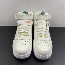 Cargar imagen en el visor de la galería, Air Force 1 07 Mid 40th Anniversary Sail Malachite White Brown Basalt DR9513-100
