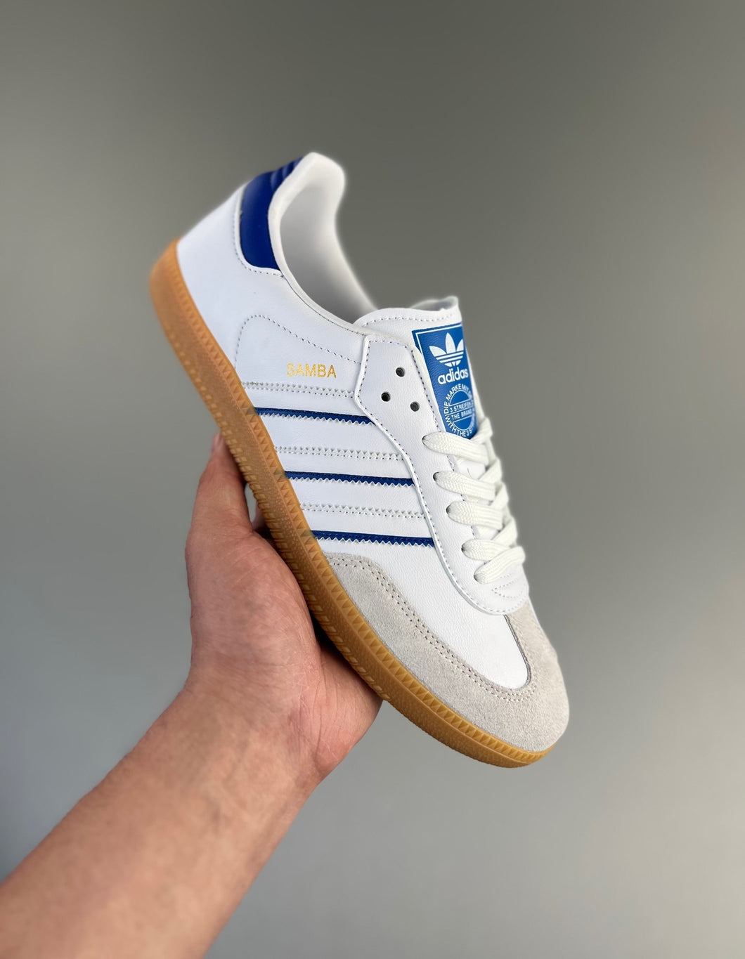 Adidas Samba Cloud White Lucid Blue Gum IG2339