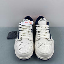 Cargar imagen en el visor de la galería, Fragment Design x Travis Scott x Air Jordan 1 Low OG SP LV Dark Blue White Black Red LI5188-002
