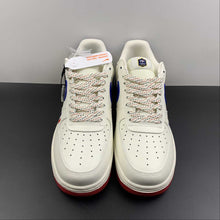 Cargar imagen en el visor de la galería, Air Force 1 07 Low FIFA WORLD CUP White Blue Red Customised DQ7658-300
