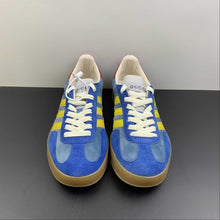 Cargar imagen en el visor de la galería, Adidas x Gucci Gazelle Blue Light Yellow Bleu
