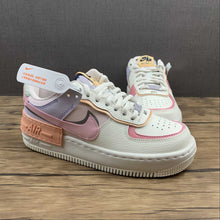 Cargar imagen en el visor de la galería, Air Force 1 Shadow Sail Orange Chalk Dark Obsidian Pink Glaze CI0919-111
