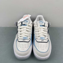 Cargar imagen en el visor de la galería, Air Force 1 Shadow Sail Glacier Blue Coconut Milk Armory Navy DZ1847-107
