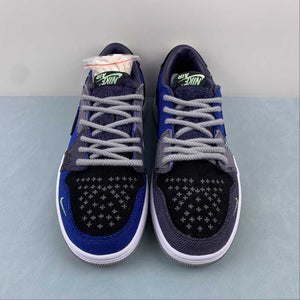 WTVUA x SB Dunk Low Dark Green Black White WT1233-028