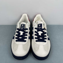 Cargar imagen en el visor de la galería, Adidas Gazalle x Louis Vuitton Grey Dark Bkue Red SC9207-725
