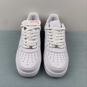 Supreme x Air Force 1 07 Low White Black Double Hook Shadow CU9225-100