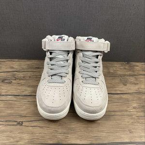 Air Force 1 07 Mid White Gray Metallic Silver AA1118-005