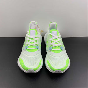 Adidas UltraBoost 22 White Fluorescent Green GX5926