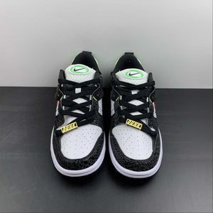 SB Dunk Low Disrupt 2 Just Do It Snakeskin Black White DV1490-161