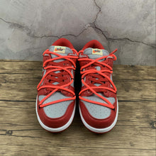 Cargar imagen en el visor de la galería, Dunk Low LTHR OW FUTURA Lt.Grey Red CT0856-600
