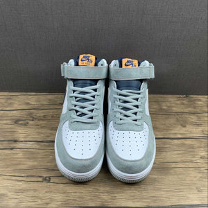 Air Force 1 07 Mid Midnight Blue Dark Orange Grey CQ5059-203