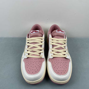 Travis Scott x Air Jordan 1 Low OG Pink Beige Red DM7866-600