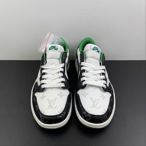 Air Jordan 1 Retro Low OG SP “Travis Scott and Louis Vuitton” Black Green LV DM7866-553