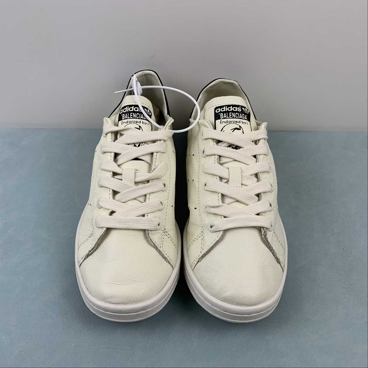 Balenciaga x Adidas Stan Smith Off White Black ID7270 – juanma-shop