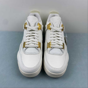Air Jordan 4 Retro Sail Metallic Gold Black AQ9129-170