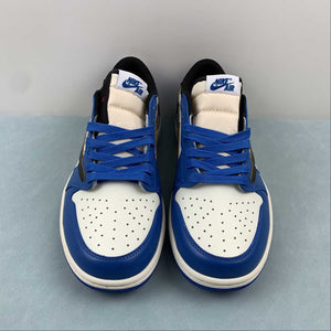 Travis Scott x Air Jordan 1 Low OG SP Blue Inverted Hook DM7866-888