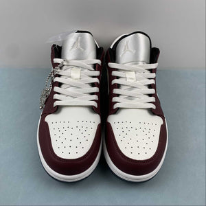 Air Jordan 1 Low SE CNY Sail Metallic Gold Grain Dark Team Red FJ5735-100