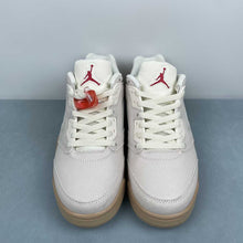 Cargar imagen en el visor de la galería, Air Jordan 5 Retro Low Peanut Butter &amp; Jelly White Red HJ5994-106

