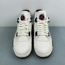Cargar imagen en el visor de la galería, Air Jordan 4 Retro Flight Club Sail Black University Red IM4002-100
