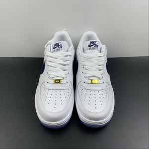 Air Force 1 07 Low White Midnight Blue Metallic Gold CO3363-366