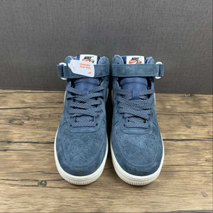 Air Force 1 07 Mid Suede Navy Blue White AA1118-007