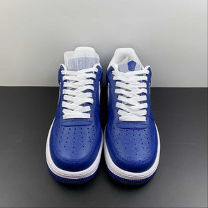 Louis Vuitton x Air Force 1 Blue Embossing MS 0232