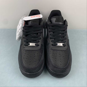 Air Force 1 07 Low Black Black Silver CW2288-001