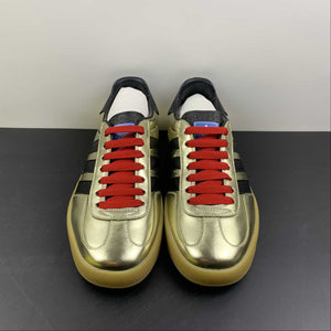 Adidas x Gucci Gazelle Metallic Gold Leather