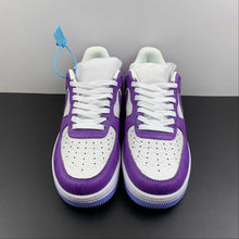 Cargar imagen en el visor de la galería, Louis Vuitton x Air Force 1 White Purple 3308-7
