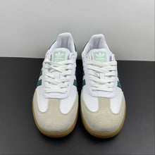 Cargar imagen en el visor de la galería, Adidas Samba OG Cloud White Collegiate Green Vapour Green EE5451
