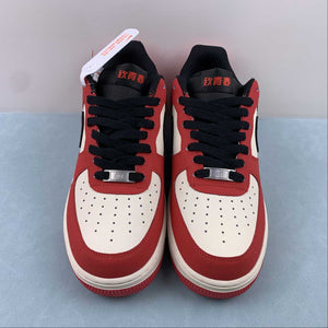Air Force 1 07 Low Red Black White BS9055-718