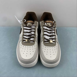 Air Force 1 Low LV8 Brogue Sail Khaki Cacao Wow FV3702-121