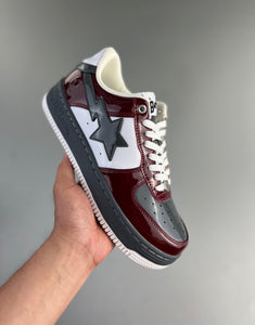 BAPE STA Nostalgic Burgundy Grey