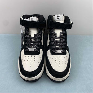 Air Force 1 07 Mid LV Suede Black White DV9988-100