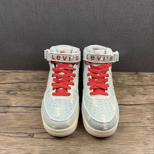 Levis x Air Force 1 07 Mid Beige Red 51122-215