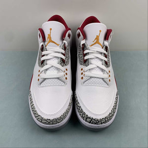 Air Jordan 3 Retro Cardinal Red White Light Curry Cement Gray CT8532-126