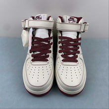 Cargar imagen en el visor de la galería, Undefeated x Air Force 1 07 Mid Off White Dark Red UW2369-015
