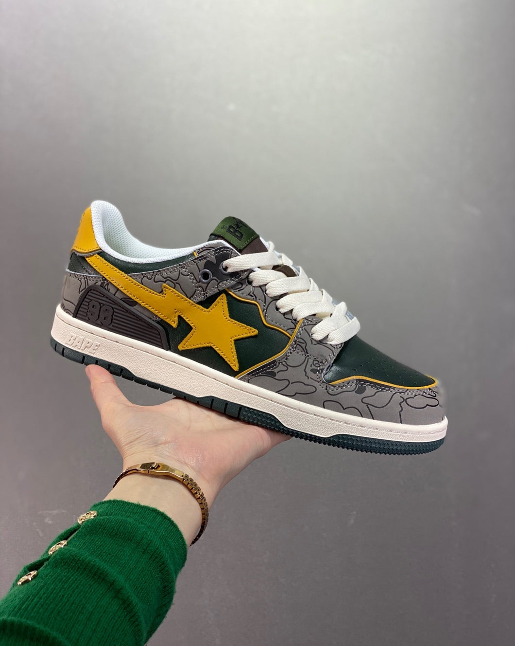 BAPE Sk8 STA Green