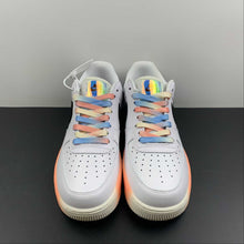 Cargar imagen en el visor de la galería, Air Force 1 07 Low White Pink Blue Black DJ4679-101
