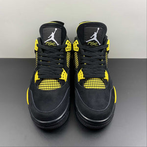 Air Jordan 4 Retro Thunder Black White Tour Yellow DH6927-017