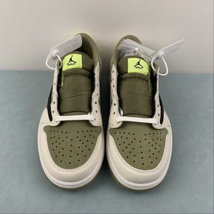 Travis Scott x Air Jordan 1 Low OG Brown Yellow Green DM7866-603