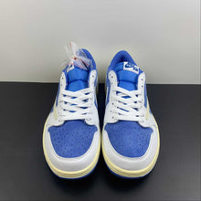 Cargar imagen en el visor de la galería, Fragment Design x Travis Scott x Air Jordan 1 Low OG SP White Blue Barb Sail CQ4277-212
