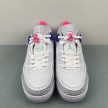 Cargar imagen en el visor de la galería, Air Jordan Spizike Low Dongdan White Indigo Burst Palest Purple HF5758-151
